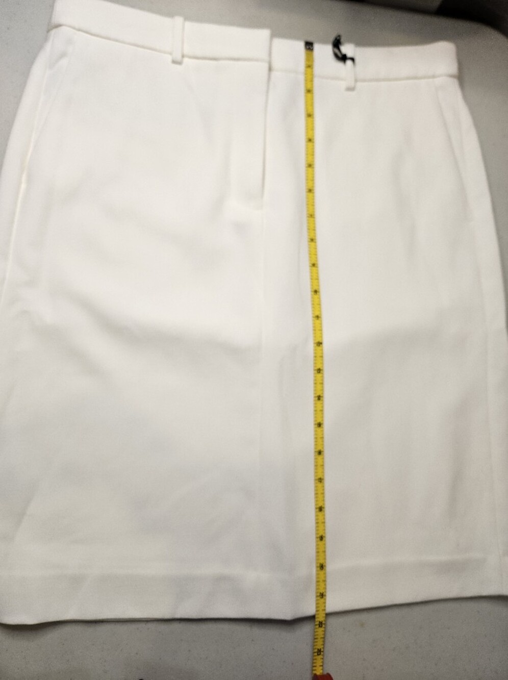 NWT J. Crew Trouser pencil skirt in four-season stretch Ivory Size 8 - Picture 9 of 16